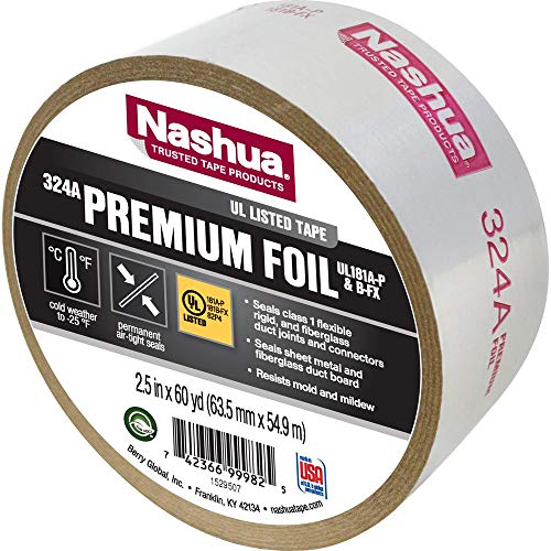 Nashua 2.5 in. W x 60 yd. L Silver Foil Tape - Image 5