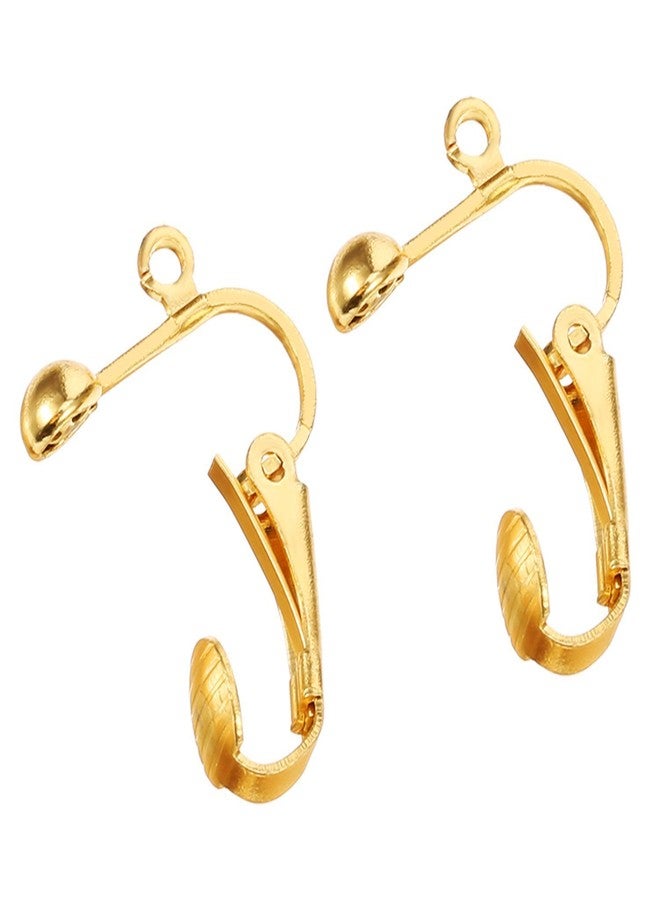 Bememo 36 Pack Clip-on Earring Converter with Easy Open Loop for DIY Earring and Turn any Studs or Pierced into Clip on (Gold and Silver), 1.7 cm L x 1 cm W, Silver Brass - Image 3