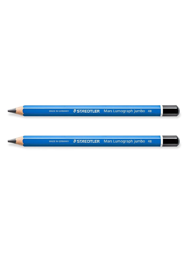 STAEDTLER Staedtler Mars Lomography Jumbo 4B Degree Pencils Pouch Pack of 2 nos pencils 