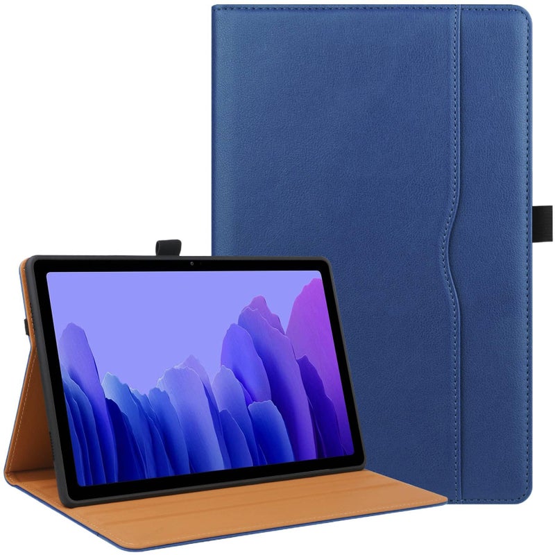 حافظة سامسونج تاب متوافقة مع Samsung Galaxy Tab A7 باللون أخضر مع غطاء حماية ووظيفة حامل وحمل يومي للتابلت بوظيفة حامل باللون الأخضر Samsung Tab - Image 2