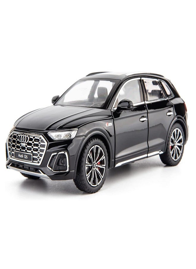 سيارة أودي Q5 SUV موديل 1/24، سيارة لعبة سحب للخلف من سبائك الزنك مع صوت وضوء هدية للأطفال والكبار (أسود) - pzsku/ZF5706B1F526F3E43B5D2Z/45/1741202248/004c8769-5674-4c6c-9bea-68859fc6e6d3