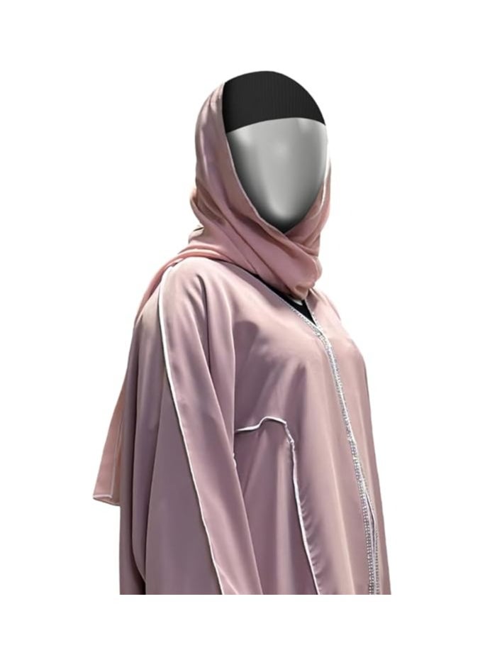 iLaa - Sulaym Korean Nida Stylish Simple Abaya - Image 1