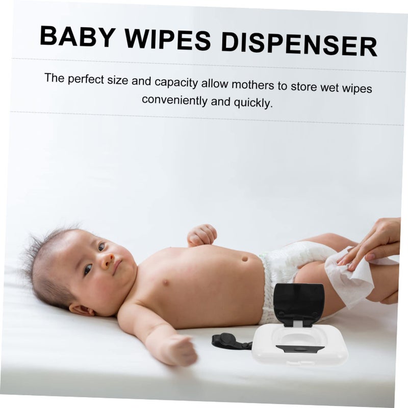 Portable Baby Wipes Dispenser Holder Organizer For Crib Stroller And Travel - Image 4