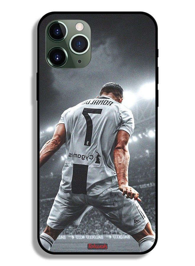 Tolwak Apple iPhone 11 Pro Max Protective Case Cristiano Ronaldo Celebration - Image 1