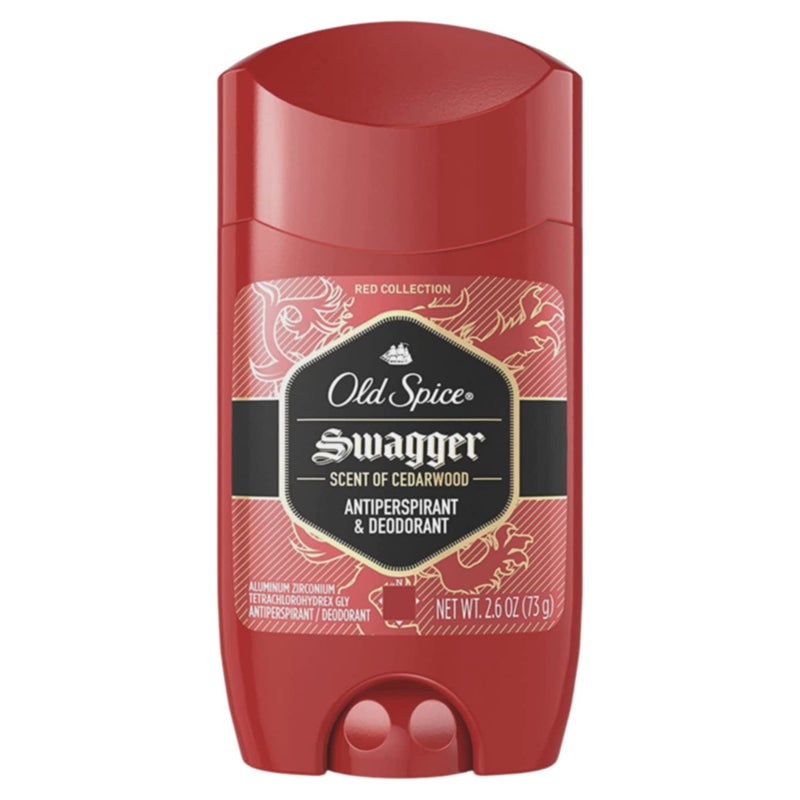 Old Spice Red Zone Anti-Perspirant Deodorant Invisible Solid Swagger, 2.6 Ounce (Pack of 3) - Image 1