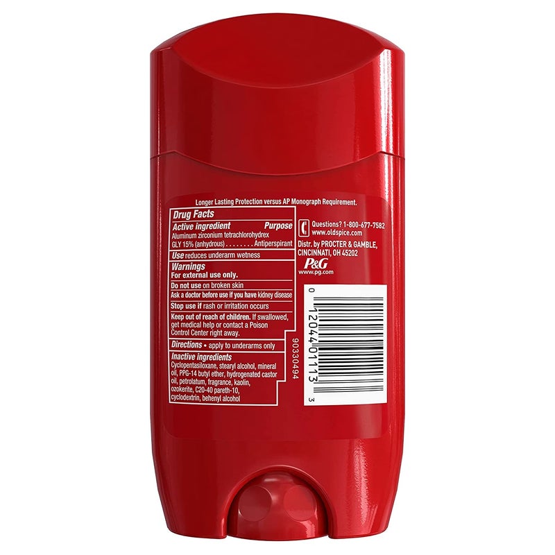 Old Spice Red Zone Anti-Perspirant Deodorant Invisible Solid Swagger, 2.6 Ounce (Pack of 3) - Image 2