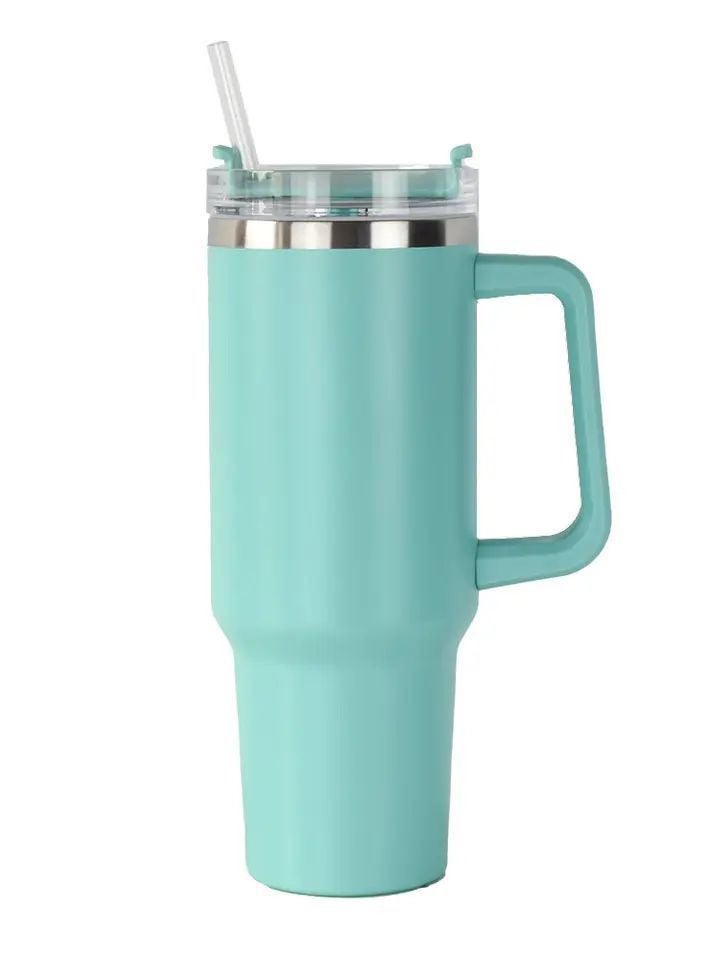 OLUDENIZ 1200 ML Stainless Steel Mug with Leak-Proof Lid and Ergonomic Handle - Double Wall Insulation for Hot and Cold Drinks  - Image 2
