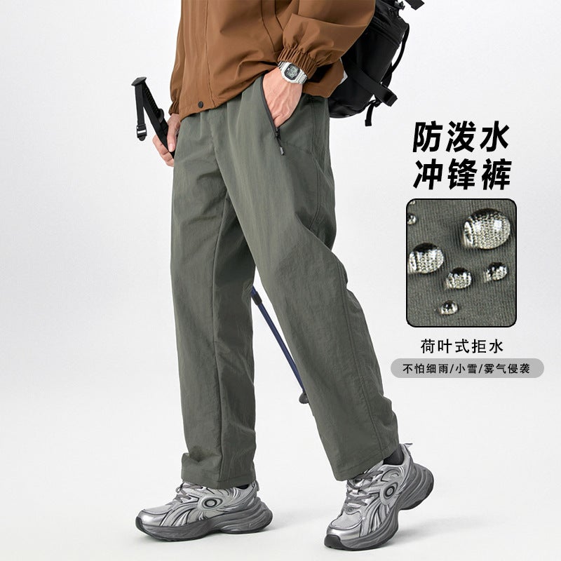 Overalls Men'S Casual Pants Spring And Autum Waterproof Assault Pants Straight Wide Leggings For Women - Image 4