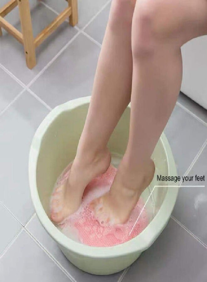 Silicone Foot Scrubber for Shower Floor, Foot Scrubbing Mat for Shower, Foot and Back Washer, Massage Pad with Suction Cups - Image 5