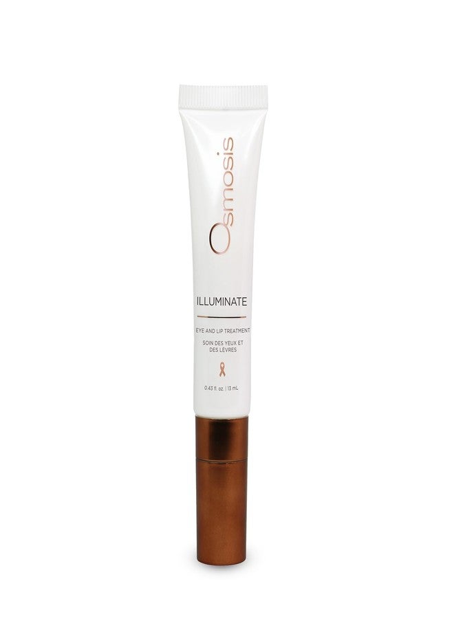 Osmosis ILLUMINATE Hydrating and Firming Eye & Lip Treatment with Niacinamide and Peptides for Aging, Dry, and Tired Skin, 0.43 fl oz - Image 1