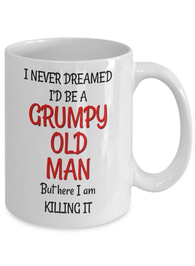 Love This Mug كوب الرجل العجوز العابس - هدية عيد ميلاد طريفة للزوج أو الزوجة في الخمسين أو الستين أو السبعين - كوب قهوة أو شاي ساخر ومضحك سعة 11 أونصة - Image 2