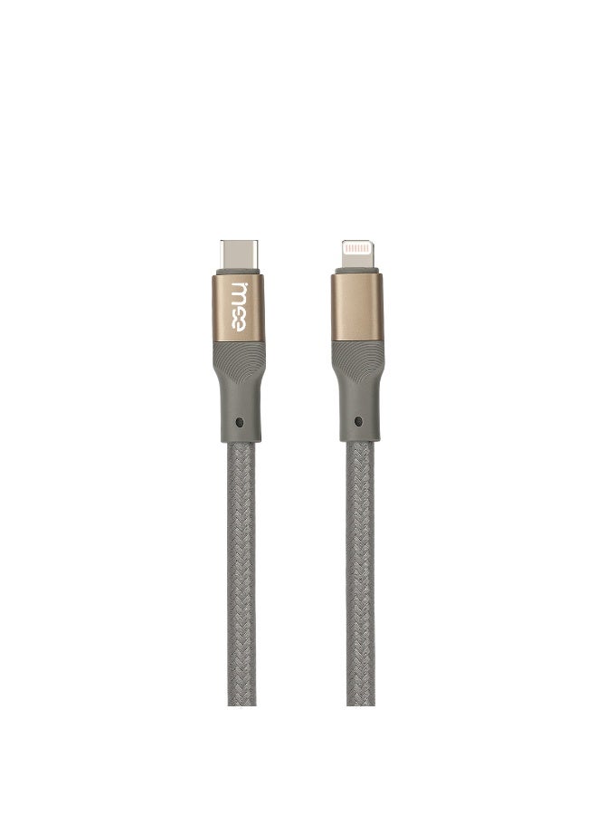 IMEE Plus IM-DC105 USB-C to Lightning PD Cable 1.2M, 35W Fast Charging & 480Mbps Data Transfer, Braided Nylon Durable Design, Compatible with iPhone 13/12/11/XR, iPad & AirPods, Strong Connectors, Tangle-Free, Long-Lasting Charging Cable - Image 1