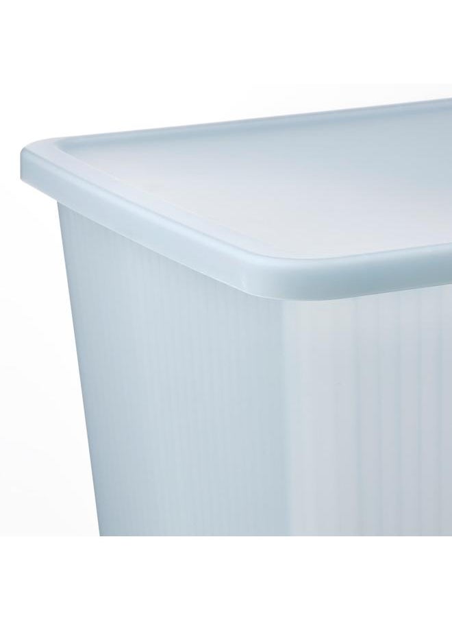 Generic Storage box with lid, transparent grey-blue, 36x50x35 cm/44.5 l  - Image 4