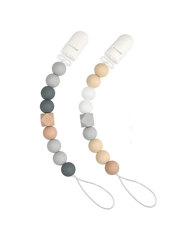 Teething Pacifier Clip Set - Image 1