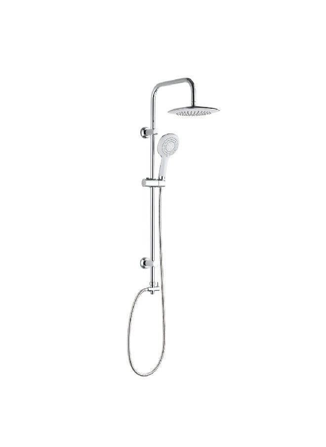 Aqua Drop - Wall Mounted Installation Retro Fit Shower System Chrome 6.5 x 98 x 35 cm DF598 - Image 1