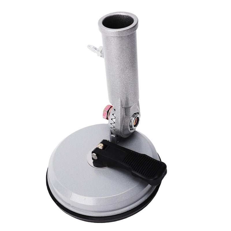 حامل سارية العلم بكوب شفط عالمي 180 درجة قابل للتعديل من سبائك الألومنيوم للسيارات الترفيهية والشاحنات والقوارب والجدران - Image 3