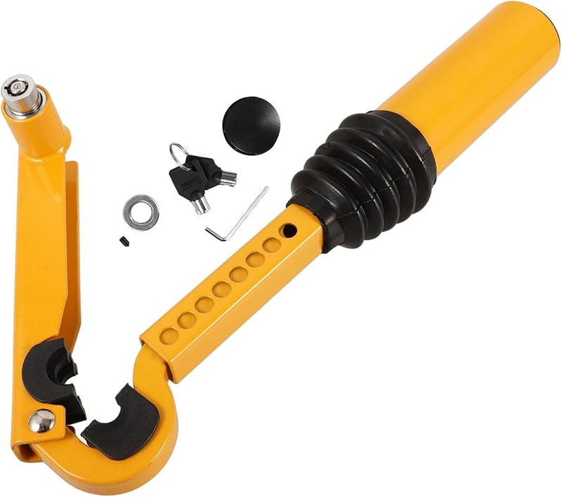 Adjustable Steel Car Handbrake Anti Theft Device Security Lock for Vehicles Trucks - Image 1