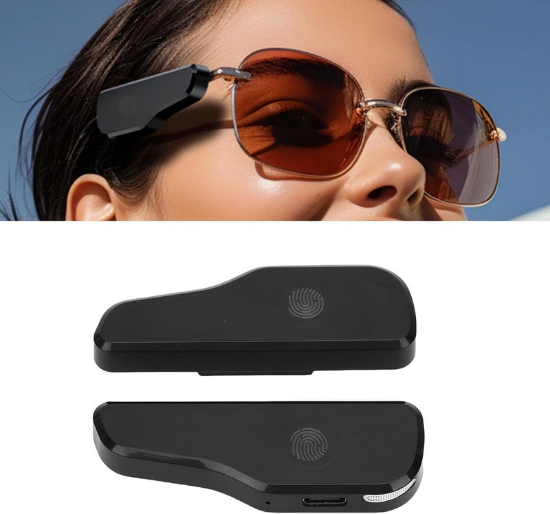 External Glasses Bluetooth Headphones, Open Ear Wireless Headphones, Vibration Sound Transmission with 8H Playtime, Ideal for Outdoor Sports & Driving - Image 4
