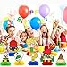 Ou Rui 8Pcs Super Brother Birthday Party SuppliesSuper Brother Honeycomb CenterpiecesSuper Brother Theme 3D Table Decorations - Image 4