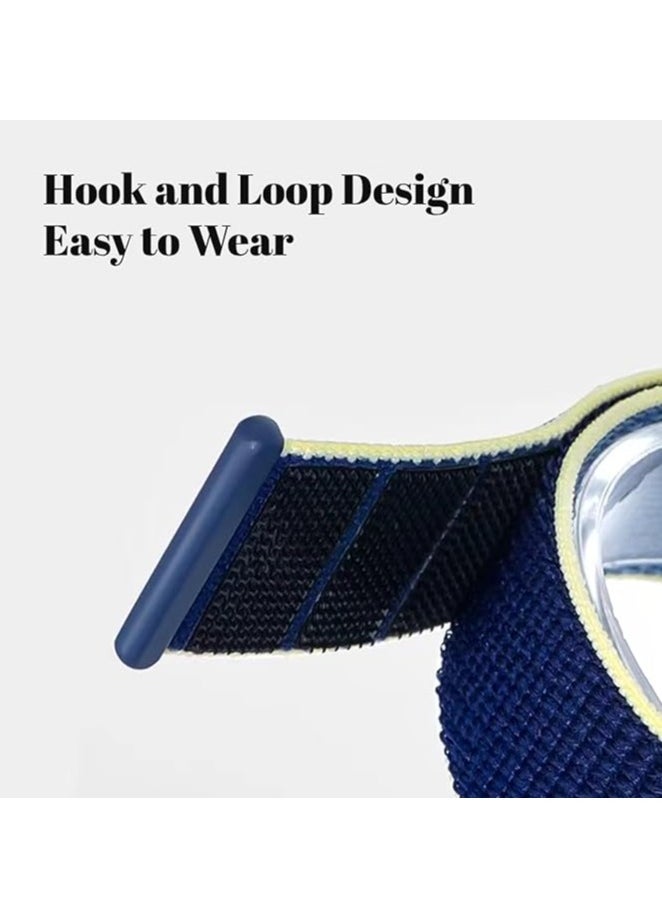 MIGOFAST - Nylon Replacement band Compatible with Huawei Fit 3 Watch, Breathable watch band Dark Green - Image 1