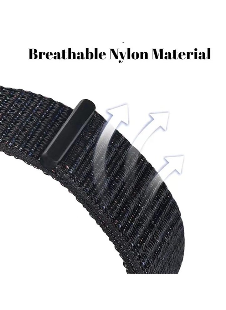 MIGOFAST - Nylon Replacement band Compatible with Huawei Fit 3 Watch, Breathable watch band Dark Green - Image 1