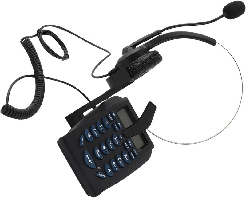Adjustable Volume Phone Dial Pad Call Center Traffic Telephone for Multitasking Professionals - Image 2