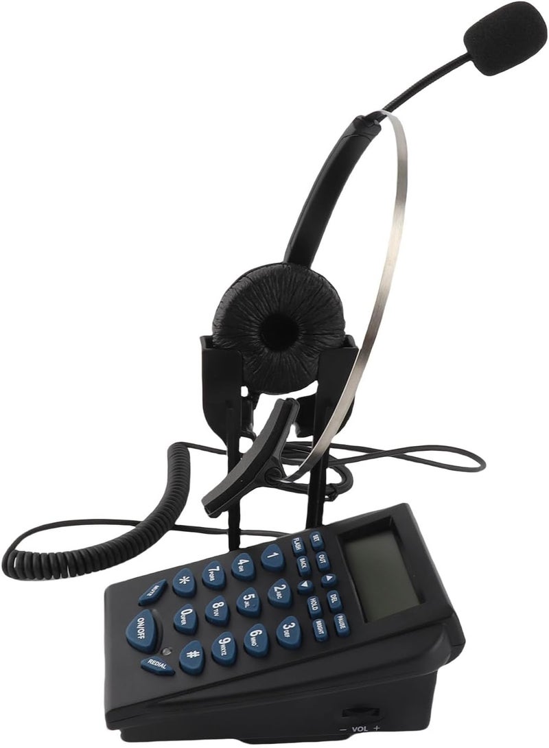 Adjustable Volume Phone Dial Pad Call Center Traffic Telephone for Multitasking Professionals - Image 4