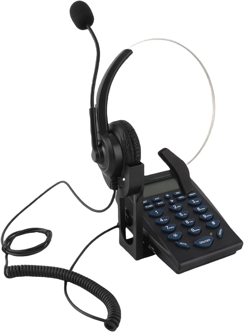 Adjustable Volume Phone Dial Pad Call Center Traffic Telephone for Multitasking Professionals - Image 1