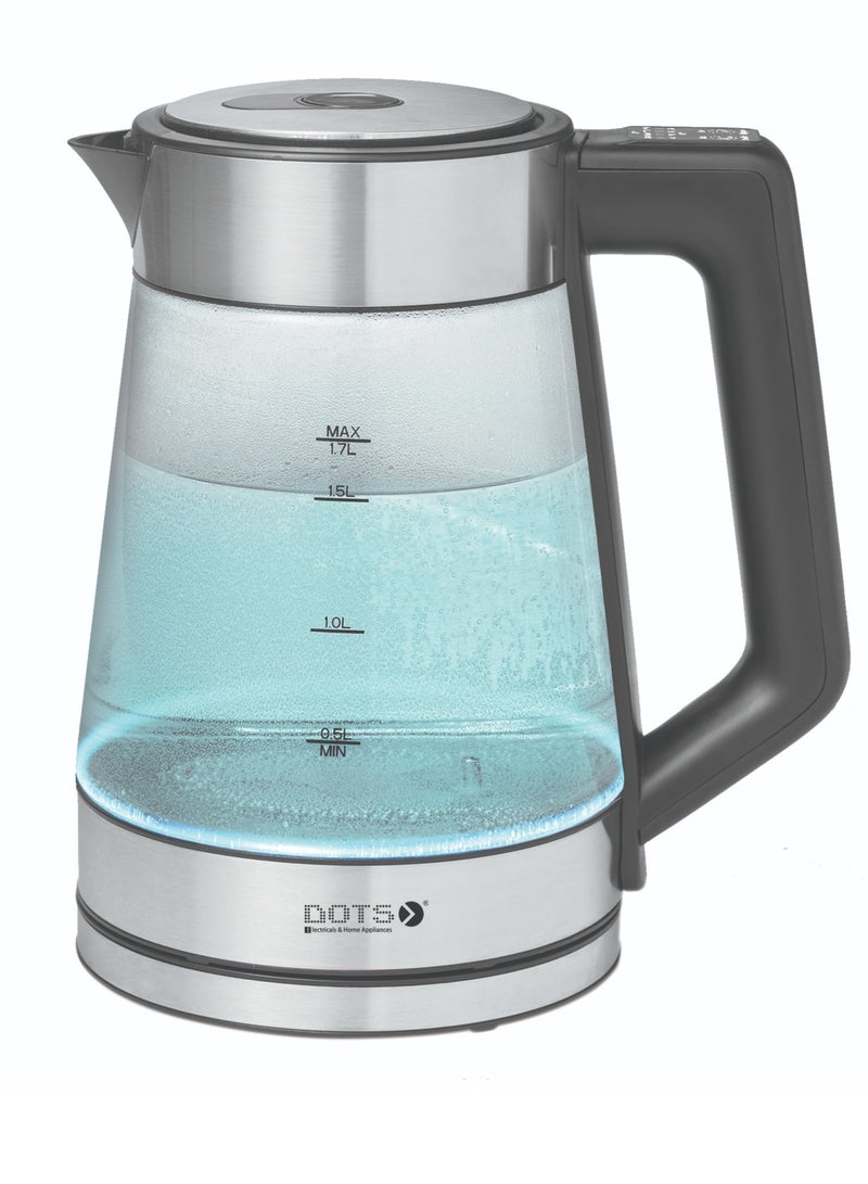 دوتس غلاية كهربائية 2200 واط مع تحكم بدرجات الحرارة (5 مستويات) وفلتر قابل للفك