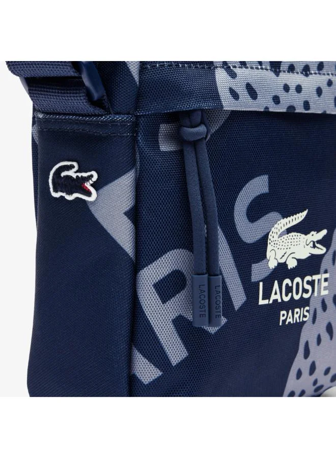 LACOSTE Logo Zip Over Crossbody