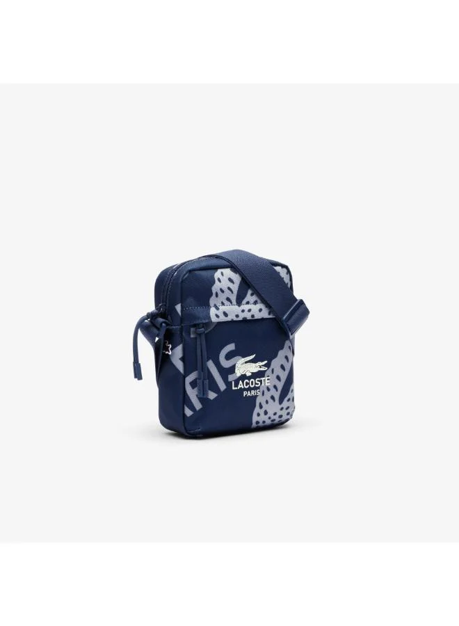 LACOSTE Logo Zip Over Crossbody
