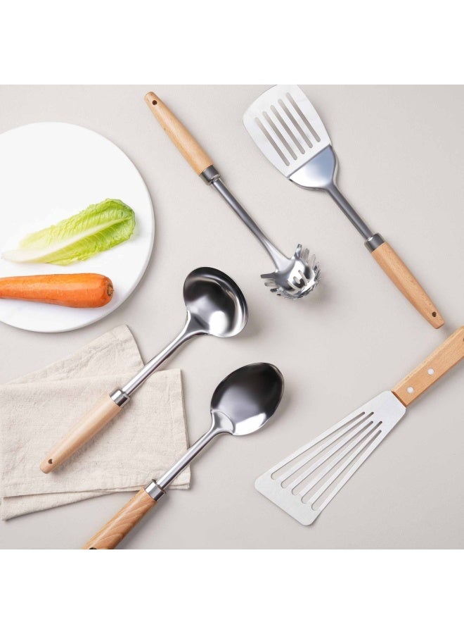 Pan Home Natura Soup Ladle 31.5x9cm - Natural - Image 3