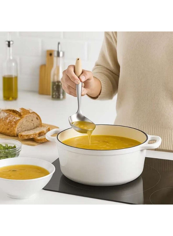 Pan Home مغرفة شوربة ناتورا 31.5x9 سم - طبيعي - Image 1