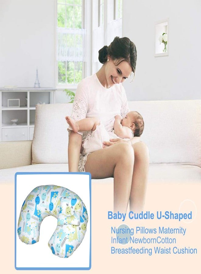 Gordon Nursing Pillow for Breastfeeding with Baby Cushion | Maternity Feeding Pillow with Detachable Baby Head Support | Soft Cotton Removable Washable Cover | Pregnancy Nursing Pillow (Esquire) - Image 4
