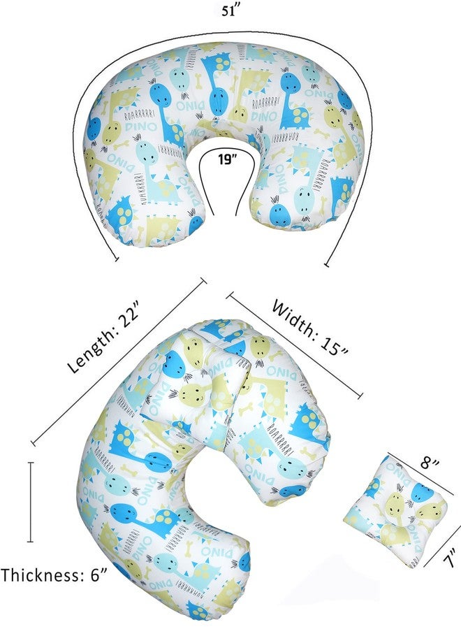 Gordon Nursing Pillow for Breastfeeding with Baby Cushion | Maternity Feeding Pillow with Detachable Baby Head Support | Soft Cotton Removable Washable Cover | Pregnancy Nursing Pillow (Esquire) - Image 3