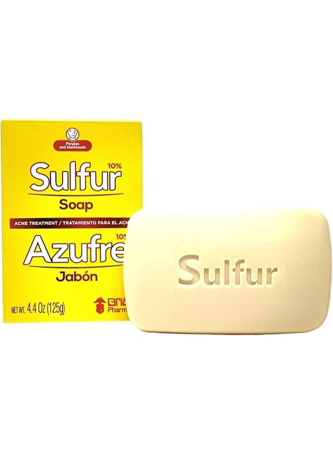 Biosulfur Linda Fash Grisi Sulfur Acne Soap Bar - Image 1