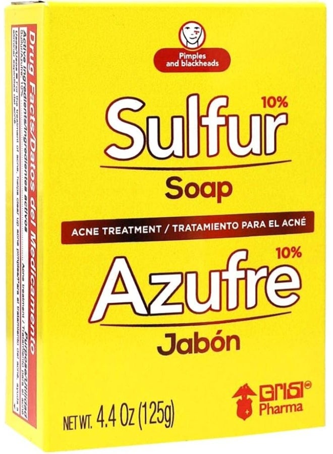 Biosulfur Linda Fash Grisi Sulfur Acne Soap Bar - Image 4