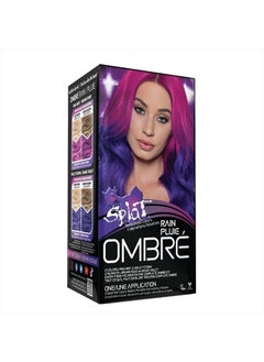 SPLAT Ombre Rain | Original Complete Kit | Blue & Purple Hair Color | Vegan & Cruelty Free  - Image 1
