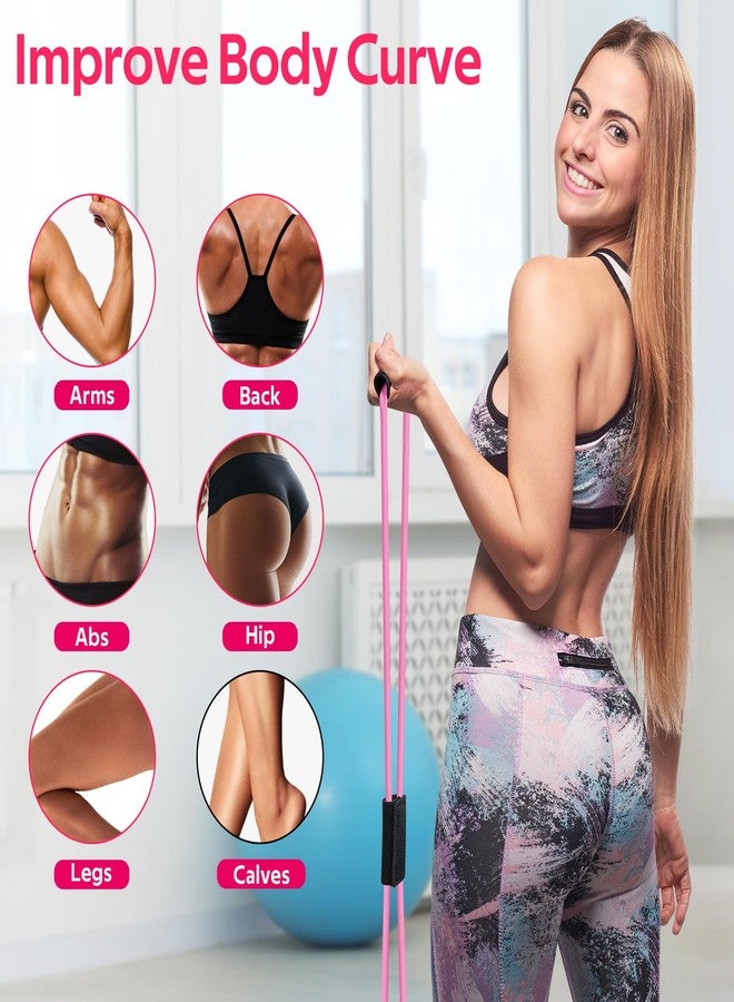 WALITO Pilates Ring Set for Women, Better Home Pilates Equipment Kit with Resistance Bands, Figure 8 Workout Bands, Magic Circle, Mini Ball, Compact Toning Fitness Essentials Starter Accessories Gift - Image 4