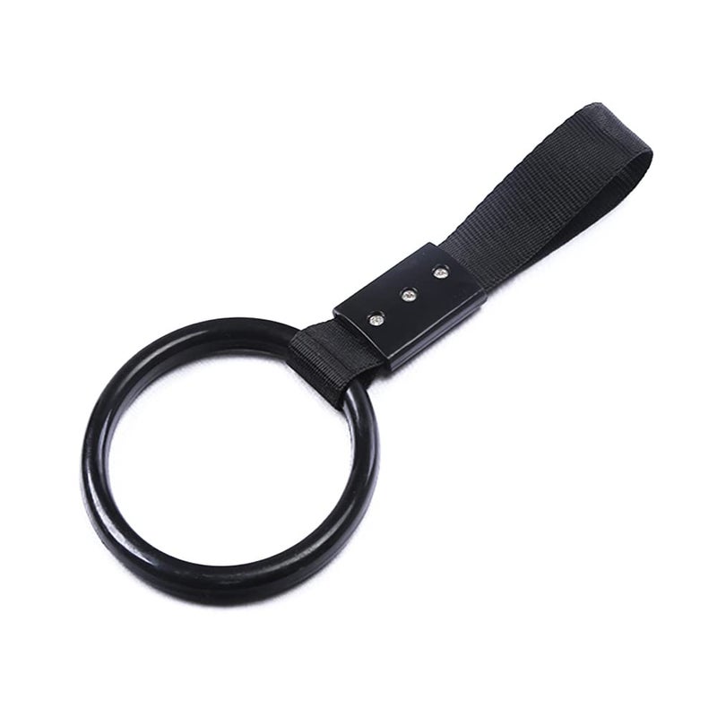 1 PC JDM Tsurikawa Hang Ring Subway Train Bus Handle Hand Strap Drift for Car urikawa Hang Ring Subway Train Bus Handle Hand Strap Drift for Car Black