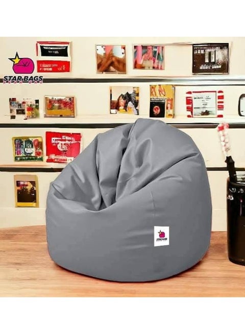 Bean Bag Waterproof Pouf - From Star Bags - 80*70cm - Grey - for Adults - Stylish