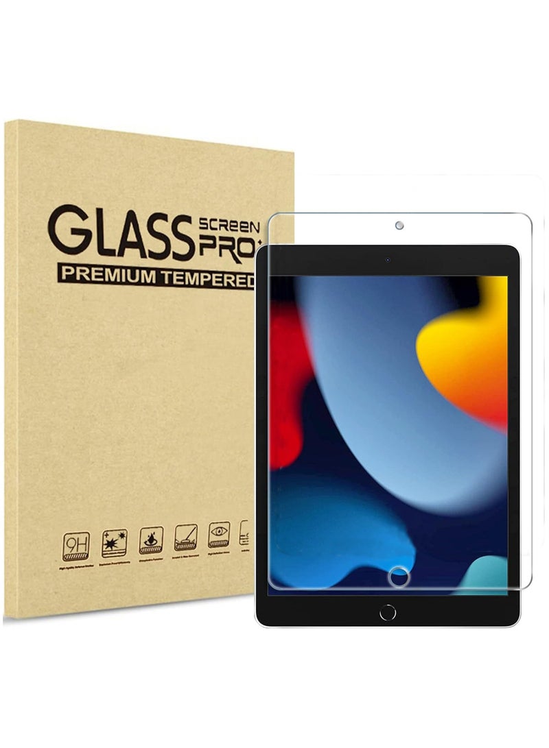 1 Pack Screen Protector for iPad 2021 (9th Generation) 10.2 Inch, Tempered Glass Film Guard - Image 1