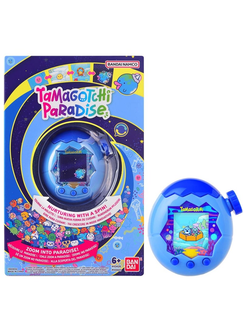 Bandai Tamagotchi Original Water Paradise, Battery Operated | Electronic Pet | Retro Virtual Pet | Interactive Game | Original Digital Pet | Imaginative Role-Play and Nurturing Skills Ideal for Kids, Girls and Boys - Image 1