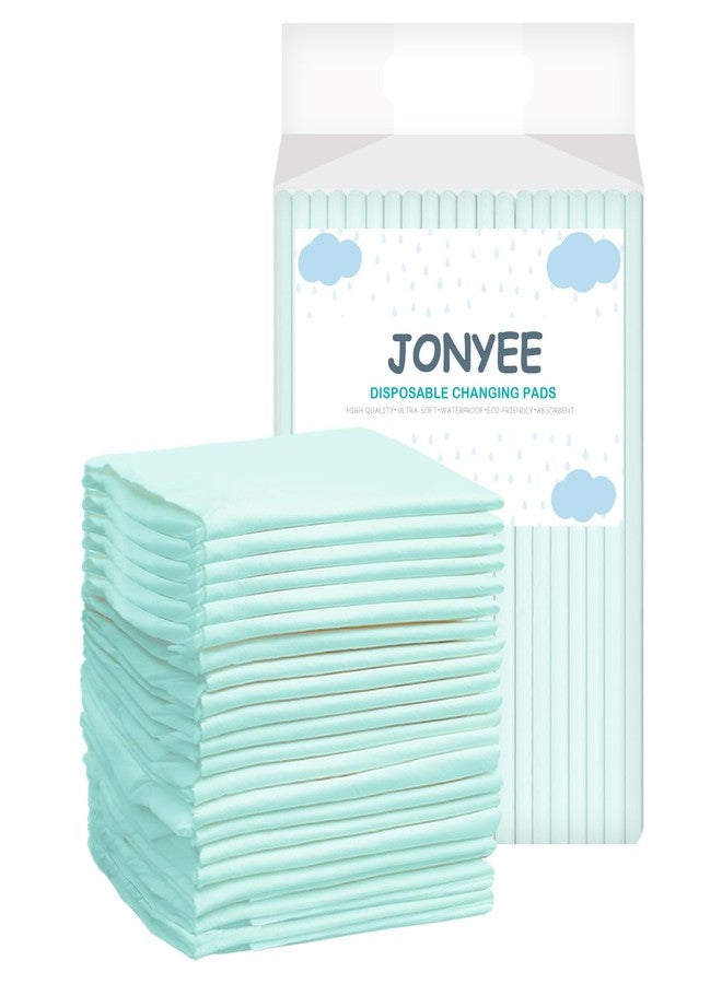JONYEE Disposable Underpads with Leak-Proof Quick-Dry Design for Incontinence, Super Absorbent & Won’t Leak Pads for Dogs and Puppy Potty Training, 24 x 36 Inch Large Home Protection Pads-Green(20P) - Image 1