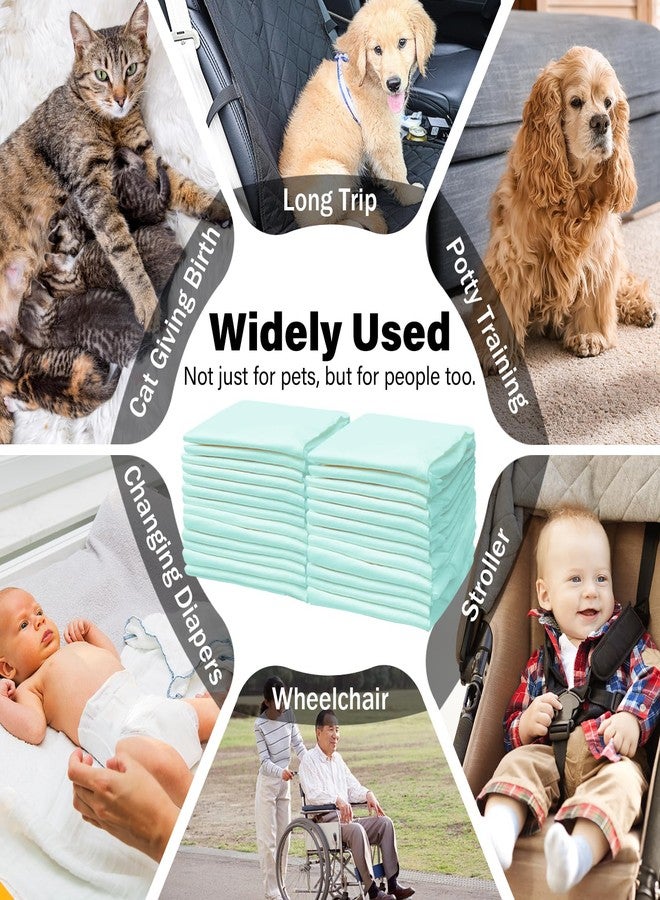 JONYEE Disposable Underpads with Leak-Proof Quick-Dry Design for Incontinence, Super Absorbent & Won’t Leak Pads for Dogs and Puppy Potty Training, 24 x 36 Inch Large Home Protection Pads-Green(20P) - Image 4
