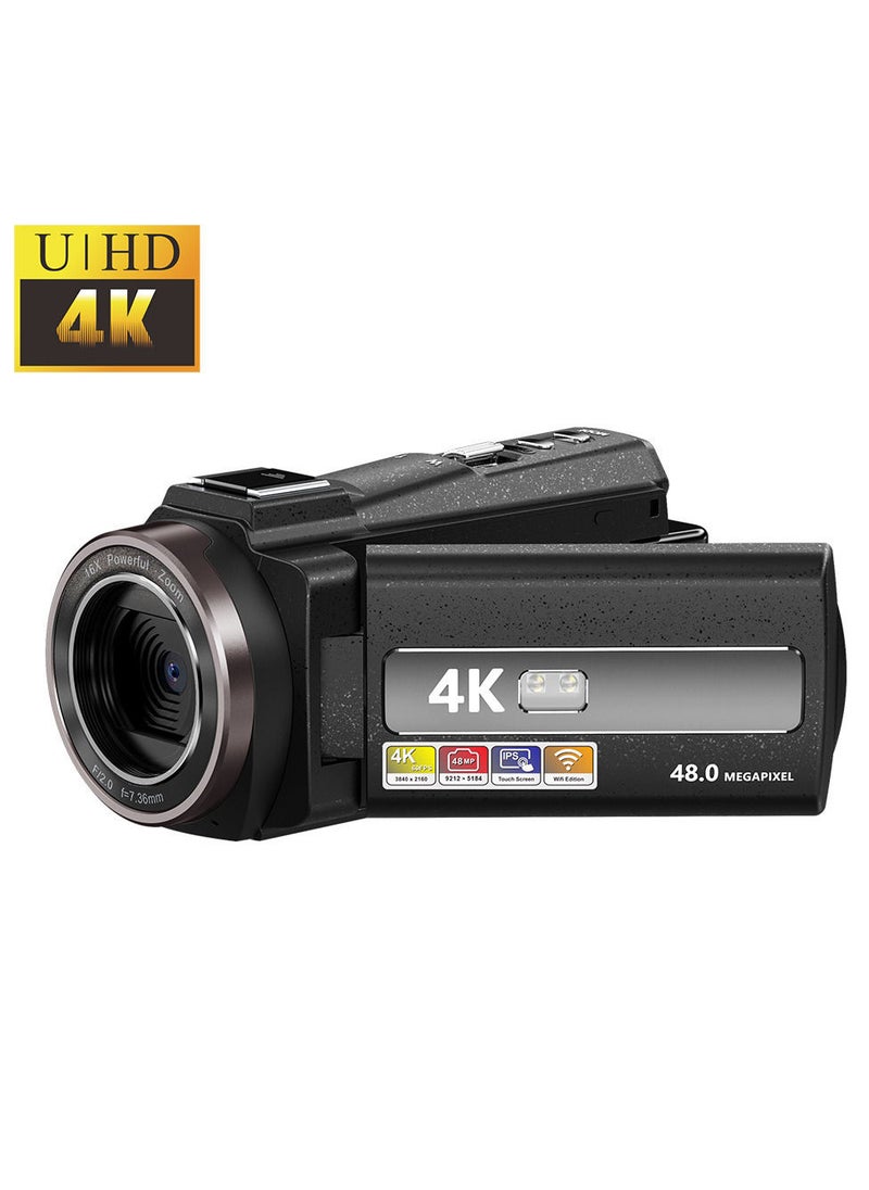 Generic - 4k High-definition Digital Camera WiFi Handheld Photography Sports Camera with 64G Memory Card - Image 1