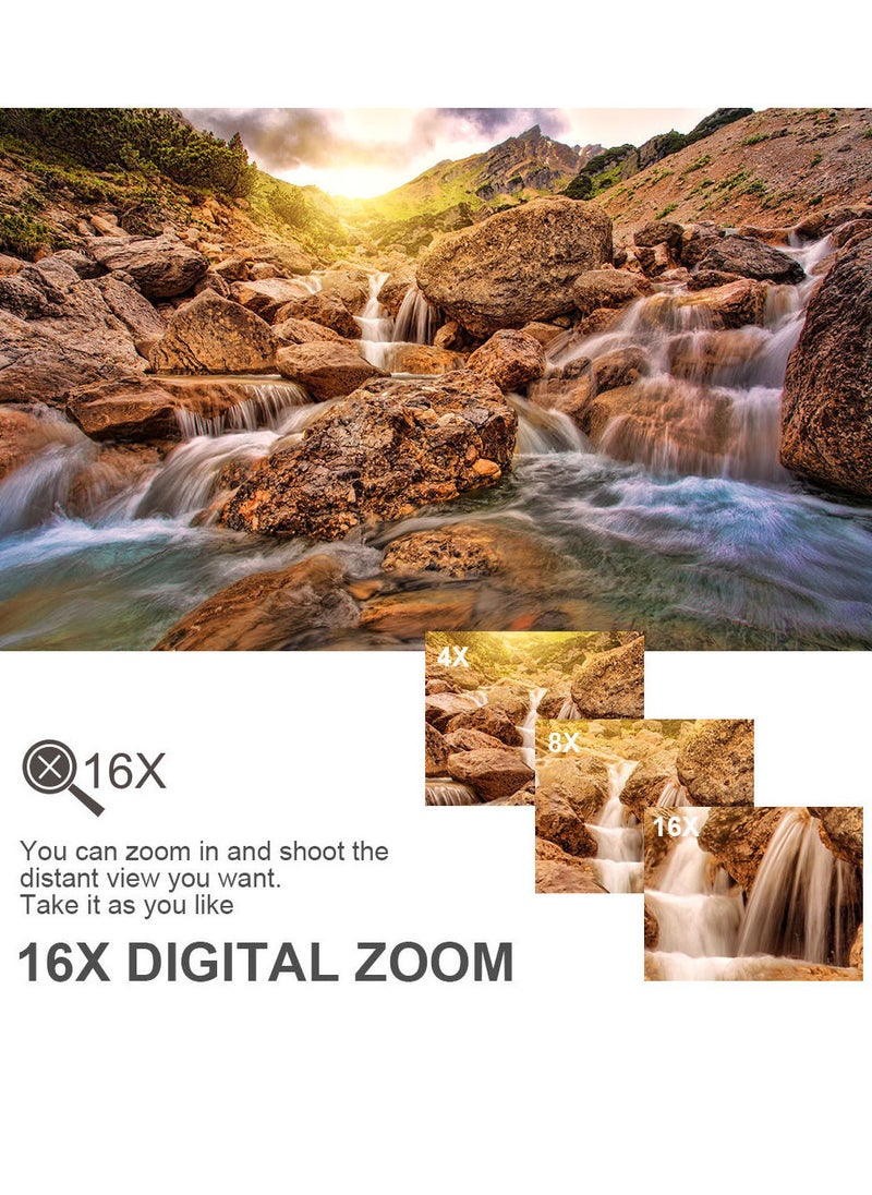 Generic - 4k High-definition Digital Camera WiFi Handheld Photography Sports Camera with 64G Memory Card - Image 1