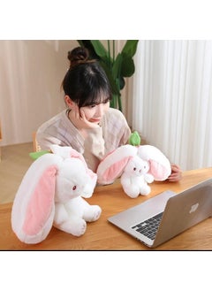 Canestar The Sweetest Strawberry Rabbit Sleeping Companion 50CM- Special Design Both Strawberry and Rabbit Pink  - Image 4