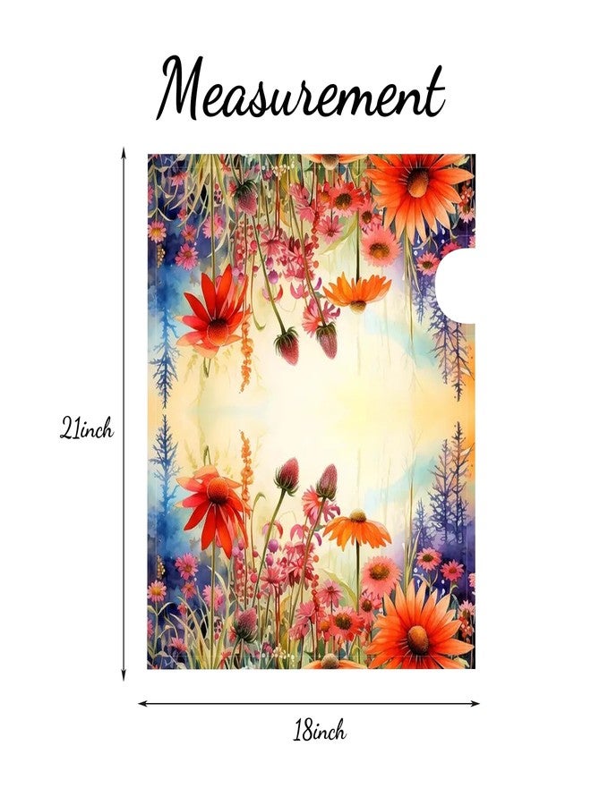 Xeerrfan Mailbox Covers Magnetic Standard Size, Printed Floral Magnetic Cover for Postbox, 18 x 21 Inch Waterproof Post Wraps Outdoor Garden Yard Home Decor (Flower) - Image 3