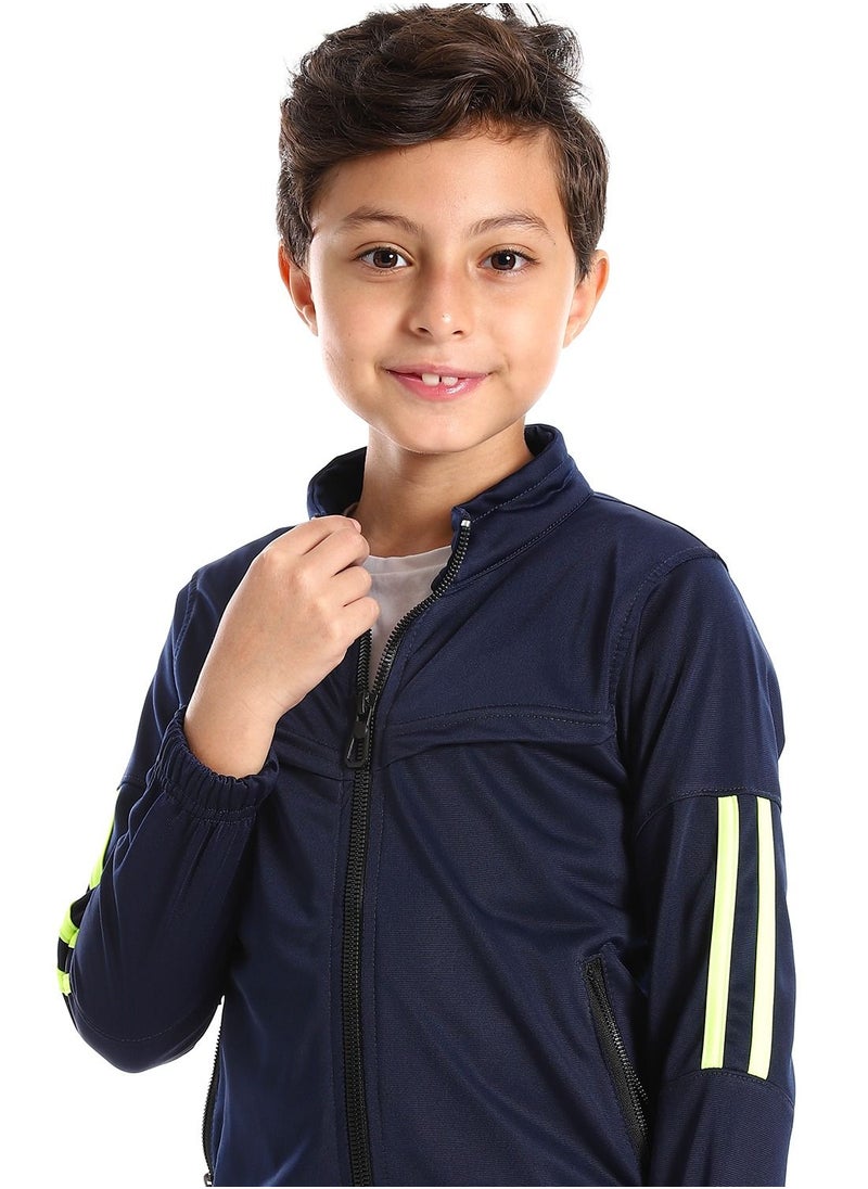 Boys Training Suit WithPockets And Lined Design